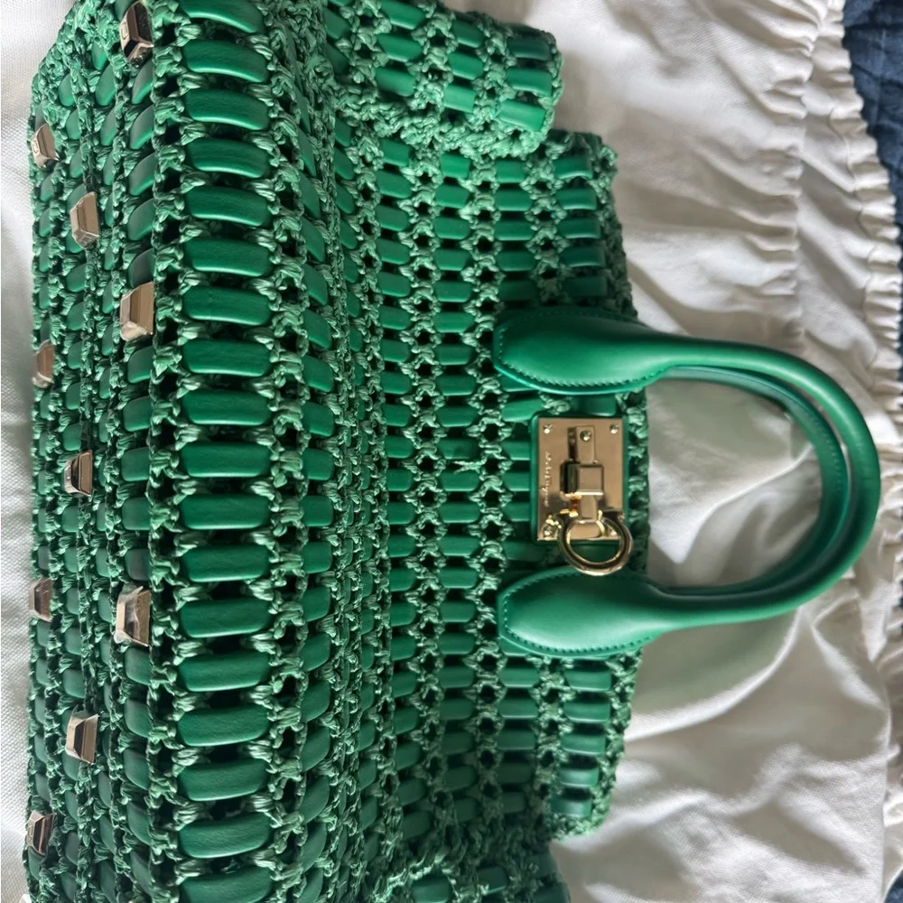 Salvatore Ferragamo Woven Handbag - Picture 10 of 11